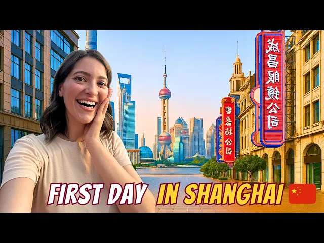 My First Impressions of Shanghai, China  — China is Next Level! 🇨🇳
