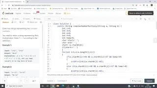 Complex Number Multiplication LeetCode
