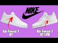 Lagu Difference Between NIKE AIR FORCE 1 '07 VS AIR FORCE 1 LV8