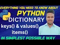 Python dictionary access keys and values of dictionary in Python