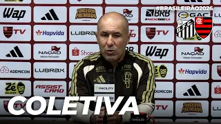 LEONARDO JARDIM | COLETIVA PÓS-JOGO | SANTOS 2 X 2 FLAMENGO | BRASILEIRÃO (08/10/26)
