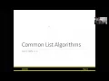 Chapter 6 Lists Part 4 Common List Algorithms