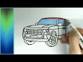 Car coloring page How to draw a car Car coloring book Jeep