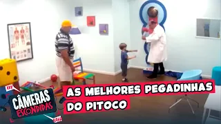 COMPILADO - As melhores pegadinhas do PITOCO | Câmeras Escondidas
