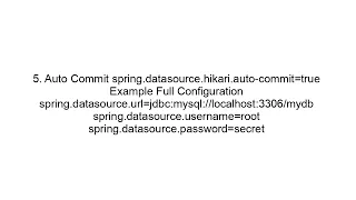 JDBC Connection Pool in Spring Boot Max Connections Explained