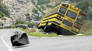 Rockslide Crashes 10 | BeamNG.drive