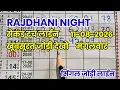 RAJDHANI NIGHT 11-08-2026 SECOND TOUCH LINE TRICK OPEN TO CLOSE ANALYSIS RAJDHANI NIGHT LIVE