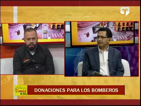 Donaciones para los bomberos