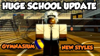 [Gakuran] THE NEW SCHOOL UPDATE EXPLAINED and CODES (Gymnasium, Styles and More)
