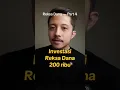 Investasi Reksa Dana 200 Ribu #reksadana #investasi