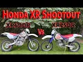 XR250 vs XR400 Same loop Same day Same rider Just missing Scott Summers and an XR600