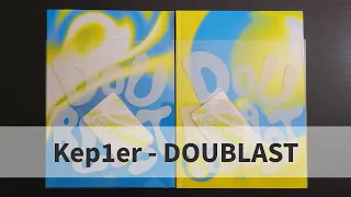 Unboxing Kep1er DOUBLAST Standard versions KTOWN4U POBs