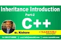 Introduction to Inheritance Part 2 C Tutorial Mr Kishore