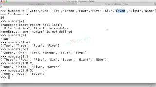 Learn Programming With Python 97-Step 05-List Slicing