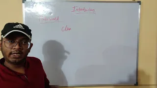 Java Tutorial Lec 4 Hello World Program English