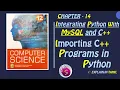 Importing C Programs in Python 12th computer science Chapter 14 Explained in tamil Start to Study