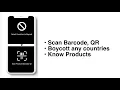 Boycott Countries Scan Barcode QR