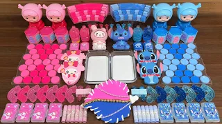 Slime Mixing Random Things Into Glossy Slime – Makeup, Clay, Beads #354