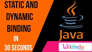 kaashiv infotech reviews - Static and dynamic binding in java core java interview questions