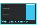 Swift 3 Tutorial - How To Setup A Tableview