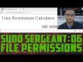 sudo Sergeant 06 - File Permissions