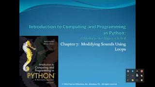 Introduction to Computing Programming in Python Chapter 7