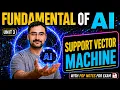 Support Vector Machine SVM Supervised Learning ML Machine Learning AI Btech BSc BCA