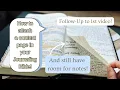 CORRECTION for How to attach a CONTEXT page in your Bible ESV Single Column Journaling Bible