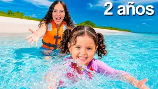 ¡MI HIJA NASYA NADA SOLA EN EL OCÉANO POR PRIMERA VEZ! (Emotivo) 