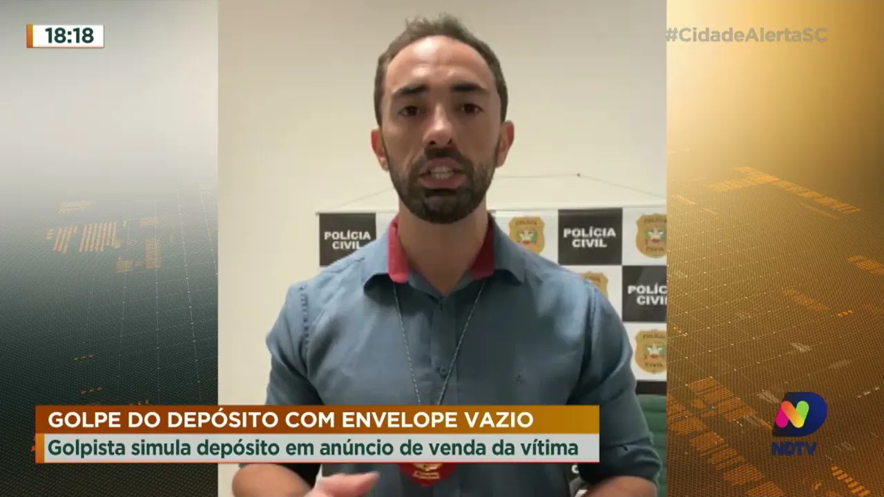 Golpista simula depósito em anúncio de venda da vítima
