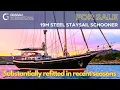 Download Lagu 19M STEEL STAYSAIL SCHOONER  'Mustamaija' | Sailing Yacht for sale with Grabau International
