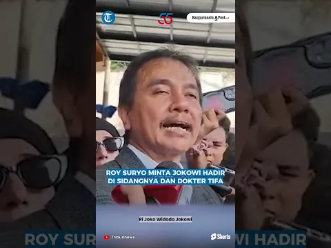 Roy Suryo Minta Jokowi Hadir di Sidangnya dan Dokter Tifa: Tidak Boleh Disatukan dan Pakai Zoom