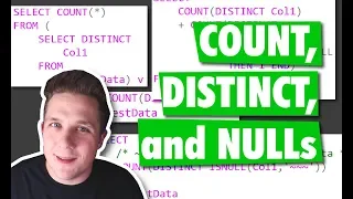 COUNT DISTINCT and NULLs in SQL Server