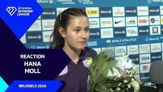 "Biggest title I've ever won!" - Hana Moll on winning the Diamond League Final