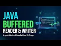BufferedReader and BufferedWriter in Java Read Write Append Full Tutorial