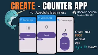 in JUST 10 Minutes Create a Counter App in Android Studio Android App Development