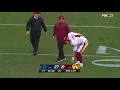 Taylor Heinicke finds a pair of scissors on the field