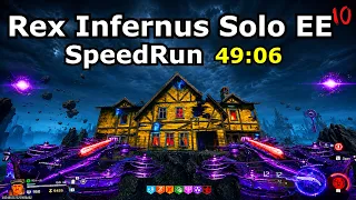 Rex Infernus Easter Egg Speed Run Solo No Gumballs 49:06 | B07 Zombies #CallOfDuty