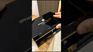 IPhone 17 Pro Max Limited Edition Unboxing 24K Gold 17ProMax Dubai 