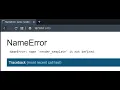 NameError name render - template is not defined Python Flask Error Django Error Aryadrj