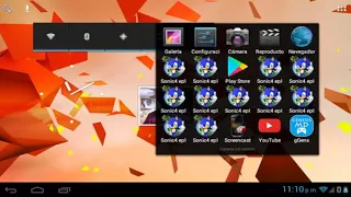 Jugando sonic con todas las chaos emedals