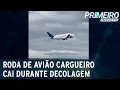 Download Lagu Roda de avião cargueiro cai durante decolagem e atinge vinícola | Primeiro Impacto(12/10/22)