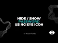 How To an Input Field Password Using the Eye Icon HTML CSS JavaScript