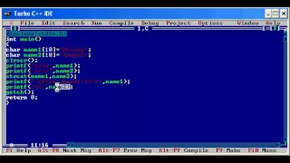 C Programming-39 - String functions strcmp strcat