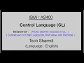 Dec Built-in function in cl program CL programming CL program for Beginners