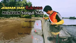 Download PERANGKAP IKAN TERBESAR DAN TERPANJANG NELAYAN SUNGAI SIAK #jebakanikan MP3