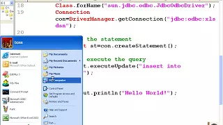 36 Advanced java tutorial JDBC insert the data into MS Excel sheet from java appli adv java