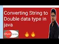 converting String to Double data type in java in hindi Shyam Sundar