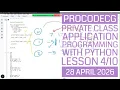 ProCodeCG Private Coding Class - Application Programming