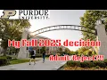 Purdue University Fall 2025 decision